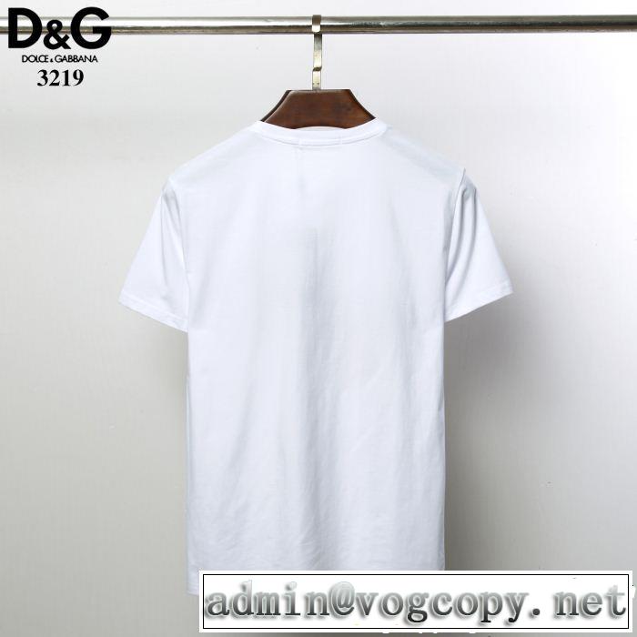 切りっぱなしデザイン ドルチェ＆ガッバーナ Dolce&Gabbana 2色可選 Tシャツ/ティーシャツ 大人のカジュアルスタイル
