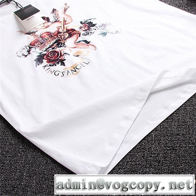 Dolce&Gabbana ドルチェ＆ガッバーナ 半袖Tシャツ 2色可選 大人カジュアル夏ファッション2019 通勤の定番