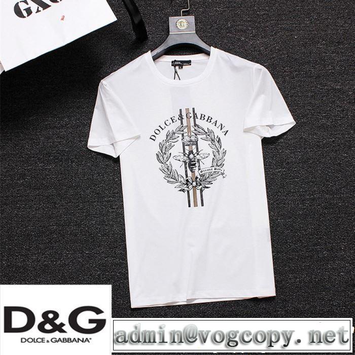 る春夏おすすめの人気商品 2019年の夏のマスト Dolce&Gabbana ドルチェ＆ガッバーナ 半袖Tシャツ 3色可選