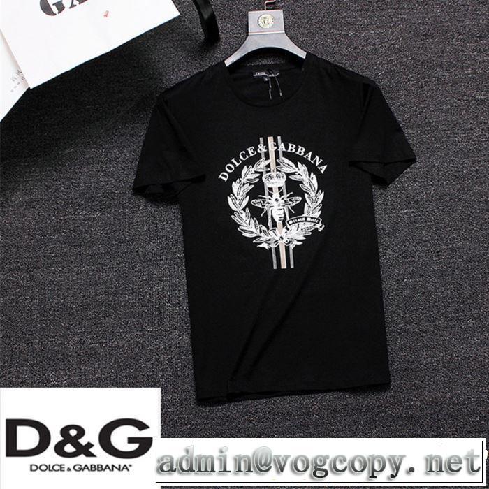 る春夏おすすめの人気商品 2019年の夏のマスト Dolce&Gabbana ドルチェ＆ガッバーナ 半袖Tシャツ 3色可選