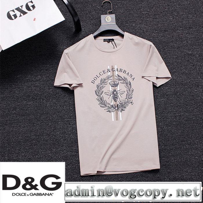 る春夏おすすめの人気商品 2019年の夏のマスト Dolce&Gabbana ドルチェ＆ガッバーナ 半袖Tシャツ 3色可選