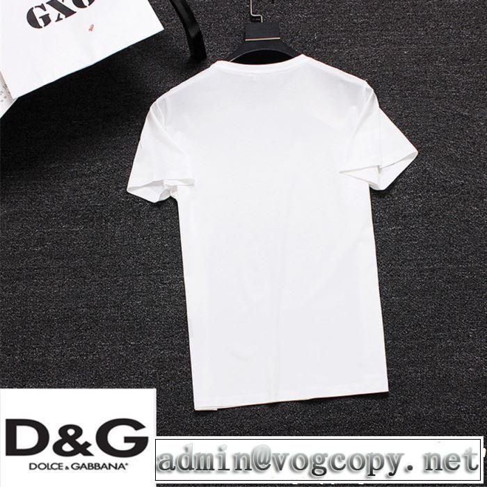 る春夏おすすめの人気商品 2019年の夏のマスト Dolce&Gabbana ドルチェ＆ガッバーナ 半袖Tシャツ 3色可選