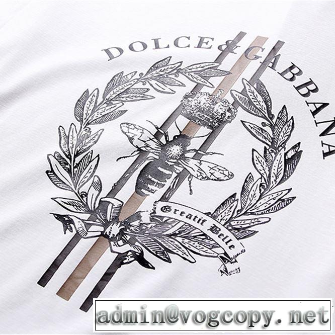 る春夏おすすめの人気商品 2019年の夏のマスト Dolce&Gabbana ドルチェ＆ガッバーナ 半袖Tシャツ 3色可選