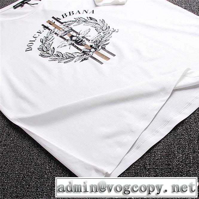 る春夏おすすめの人気商品 2019年の夏のマスト Dolce&Gabbana ドルチェ＆ガッバーナ 半袖Tシャツ 3色可選
