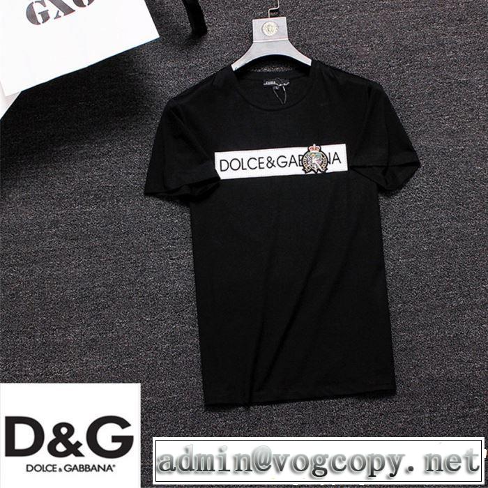 2019春夏の大注目トレンド Dolce&Gabbana ドルチェ＆ガッバーナ 半袖Tシャツ 3色可選 今っぽく新作アイテム