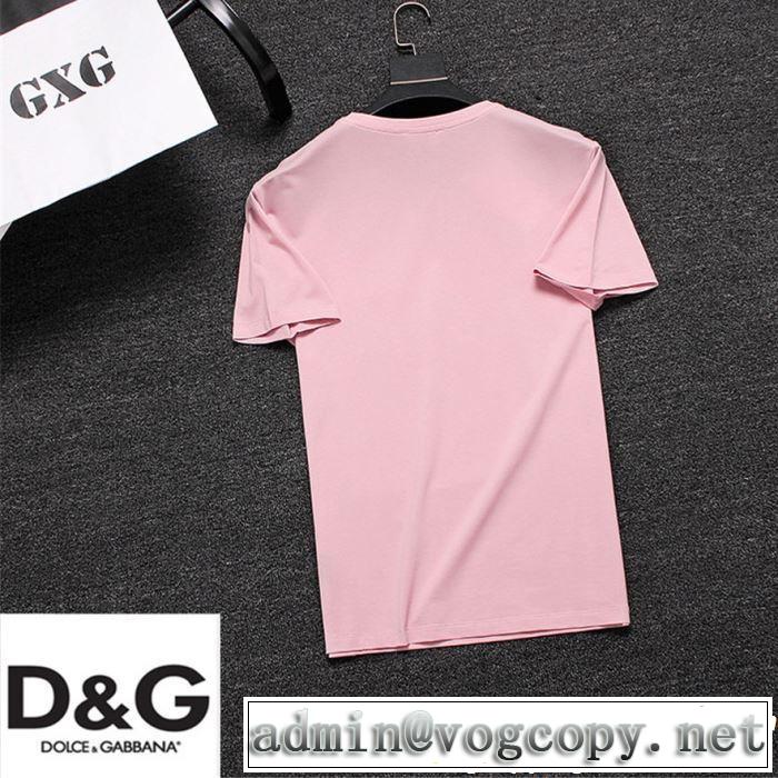 2019春夏の大注目トレンド Dolce&Gabbana ドルチェ＆ガッバーナ 半袖Tシャツ 3色可選 今っぽく新作アイテム