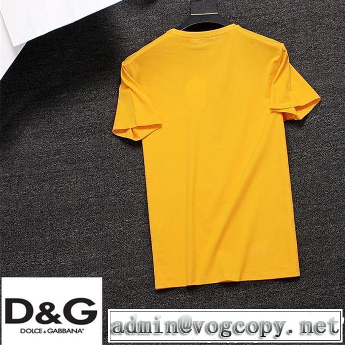 Dolce&Gabbana ドルチェ＆ガッバーナ 半袖Tシャツ 3色可選 2019春夏も引き続き人気セール 春夏！大人カジュアル