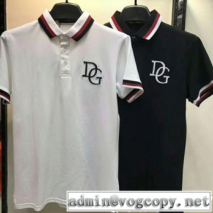 爽やかすぎない大人の印象に 2019年春夏流行ファッション Dolce&Gabbana ドルチェ＆ガッバーナ 半袖Tシャツ 2色可選