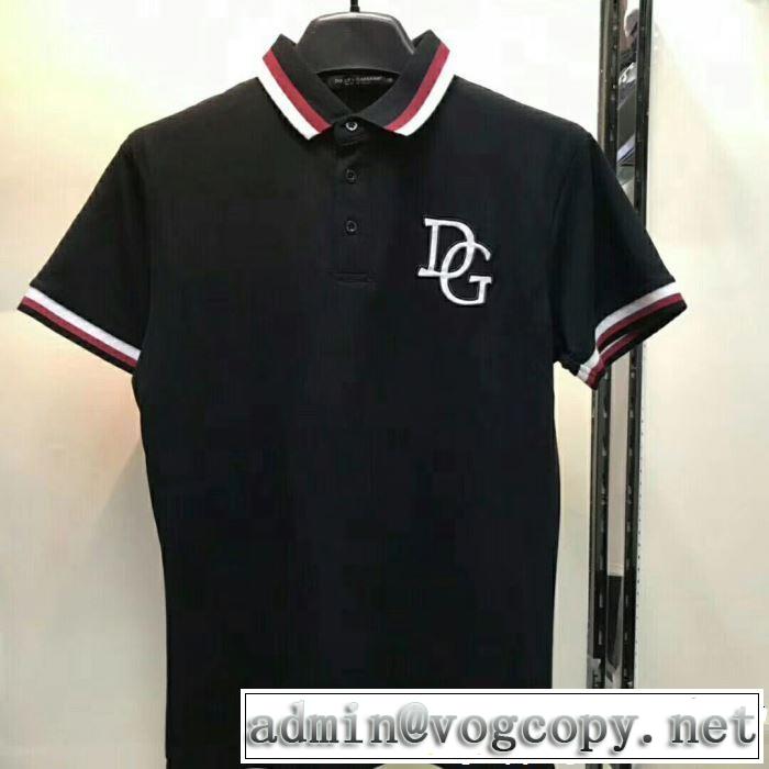 爽やかすぎない大人の印象に 2019年春夏流行ファッション Dolce&Gabbana ドルチェ＆ガッバーナ 半袖Tシャツ 2色可選