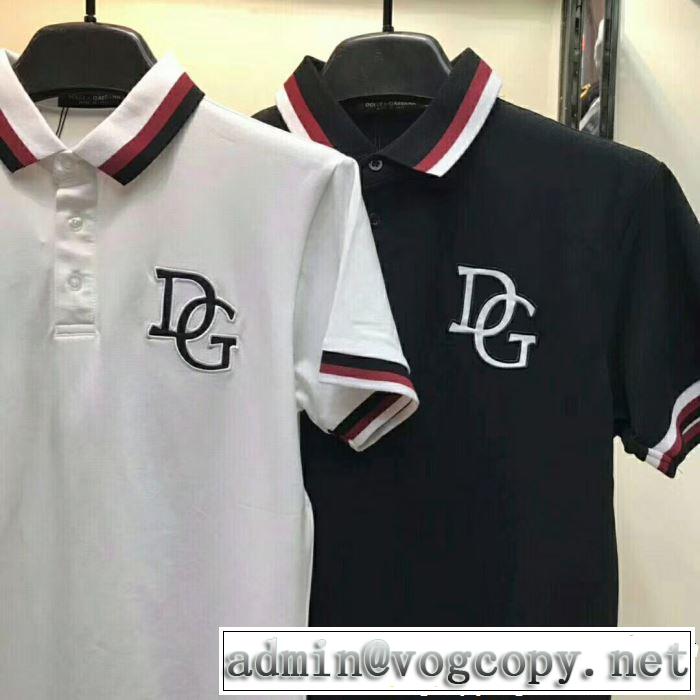 爽やかすぎない大人の印象に 2019年春夏流行ファッション Dolce&Gabbana ドルチェ＆ガッバーナ 半袖Tシャツ 2色可選