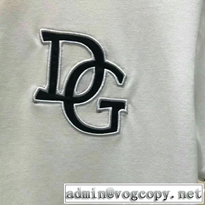 爽やかすぎない大人の印象に 2019年春夏流行ファッション Dolce&Gabbana ドルチェ＆ガッバーナ 半袖Tシャツ 2色可選