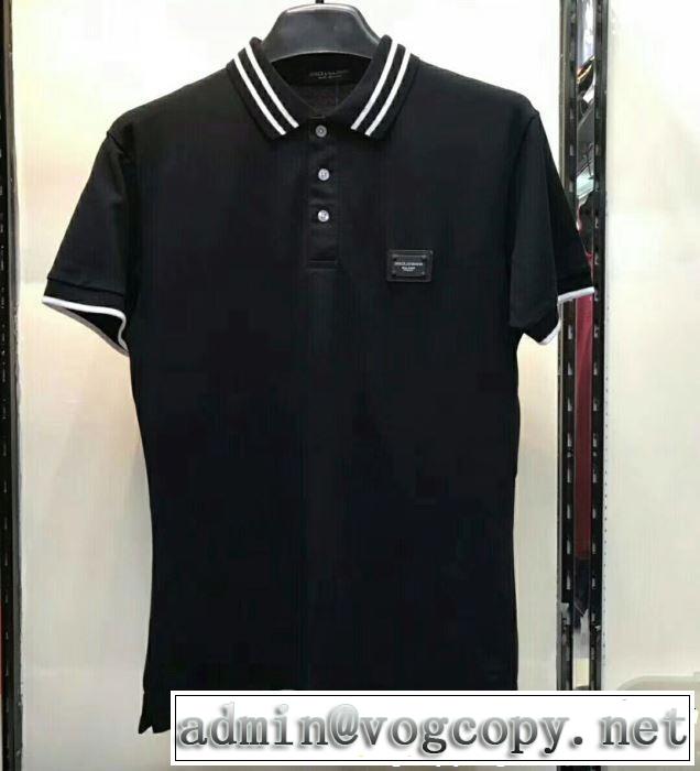 夏の王道　適度な上品さ Dolce&Gabbana ドルチェ＆ガッバーナ 半袖Tシャツ 3色可選 2019年春夏のトレンドアイテム