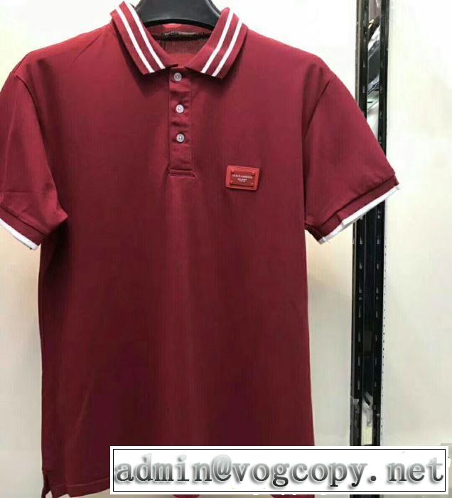夏の王道　適度な上品さ Dolce&Gabbana ドルチェ＆ガッバーナ 半袖Tシャツ 3色可選 2019年春夏のトレンドアイテム