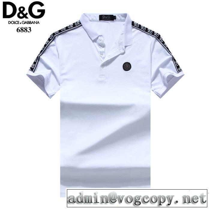 Dolce&Gabbana ドルチェ＆ガッバーナ 半袖Tシャツ 4色可選 【2019春夏】最新コレクション 大人の華やかさを演出