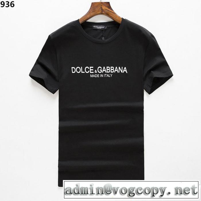 半袖Tシャツ 2色可選 2019春夏も引き続き人気セール 春色の最旬の人気アイテム  Dolce&Gabbana ドルチェ＆ガッバーナ