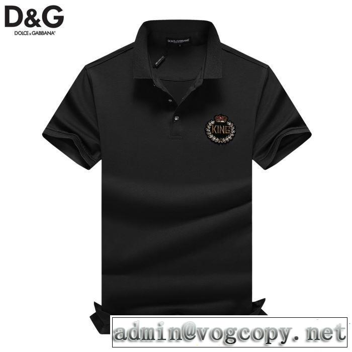 大胆にデザインオシャレ新品 Dolce&Gabbana ドルチェ＆ガッバーナ 半袖Tシャツ 3色可選 2019春夏のトレンド新商品