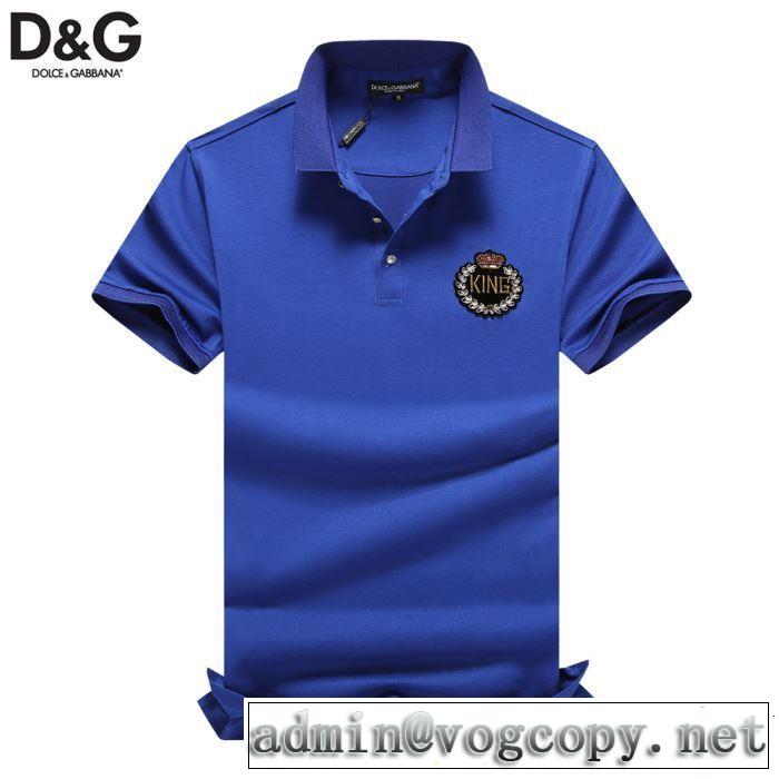 大胆にデザインオシャレ新品 Dolce&Gabbana ドルチェ＆ガッバーナ 半袖Tシャツ 3色可選 2019春夏のトレンド新商品
