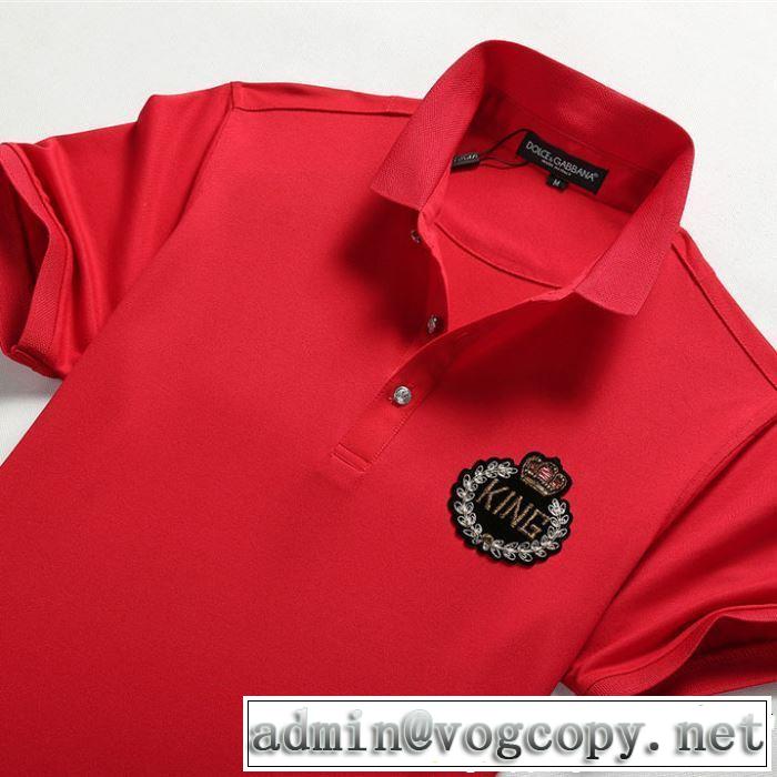 大胆にデザインオシャレ新品 Dolce&Gabbana ドルチェ＆ガッバーナ 半袖Tシャツ 3色可選 2019春夏のトレンド新商品
