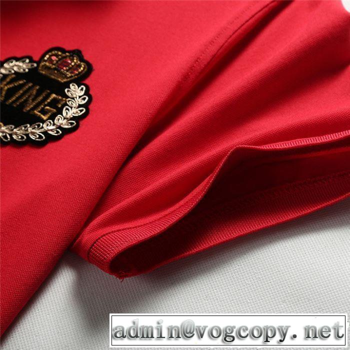 大胆にデザインオシャレ新品 Dolce&Gabbana ドルチェ＆ガッバーナ 半袖Tシャツ 3色可選 2019春夏のトレンド新商品