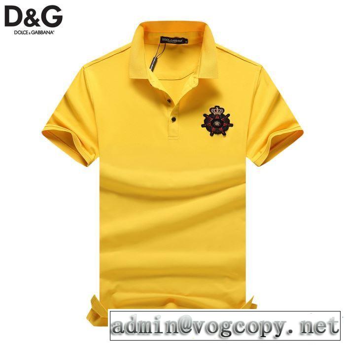 Dolce&Gabbana ドルチェ＆ガッバーナ 半袖Tシャツ 3色可選 《2019年》今、注目のストリート 今期のトレンド定番アイテム