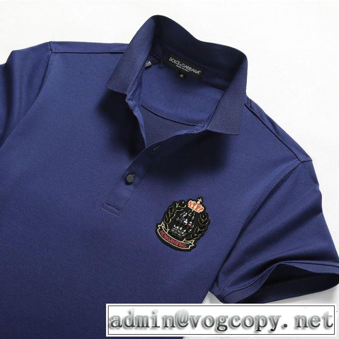 Dolce&Gabbana ドルチェ＆ガッバーナ 半袖Tシャツ 3色可選 オススメしたい最新注目ファション 2019年の春夏に着たい