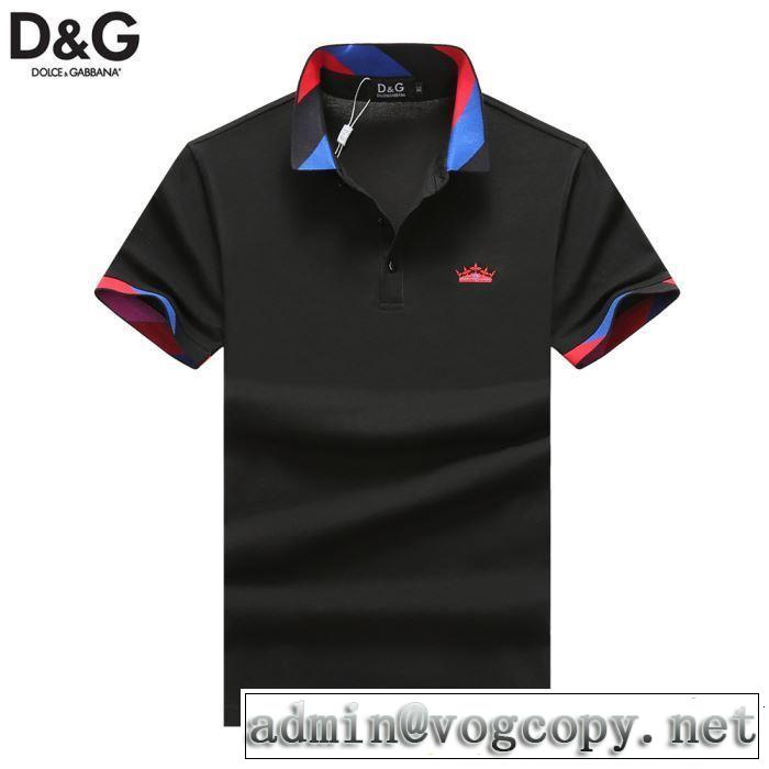 3色可選 半袖Tシャツ 今季流行りの人気新作 2019春夏も引き続きトレンド Dolce&Gabbana ドルチェ＆ガッバーナ
