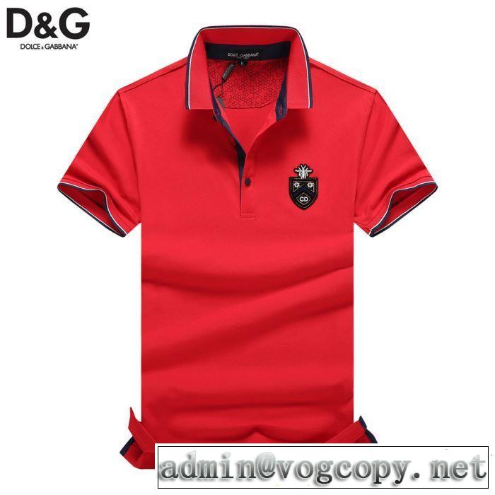 今年春夏ファション流行り 2019春夏も引き続きトレンド Dolce&Gabbana ドルチェ＆ガッバーナ 半袖Tシャツ 3色可選