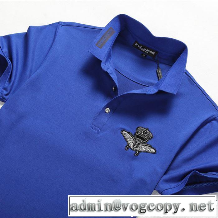半袖Tシャツ 3色可選  Dolce&Gabbana ドルチェ＆ガッバーナ 最も目立ったブランド新品 【2019年】夏のファッション
