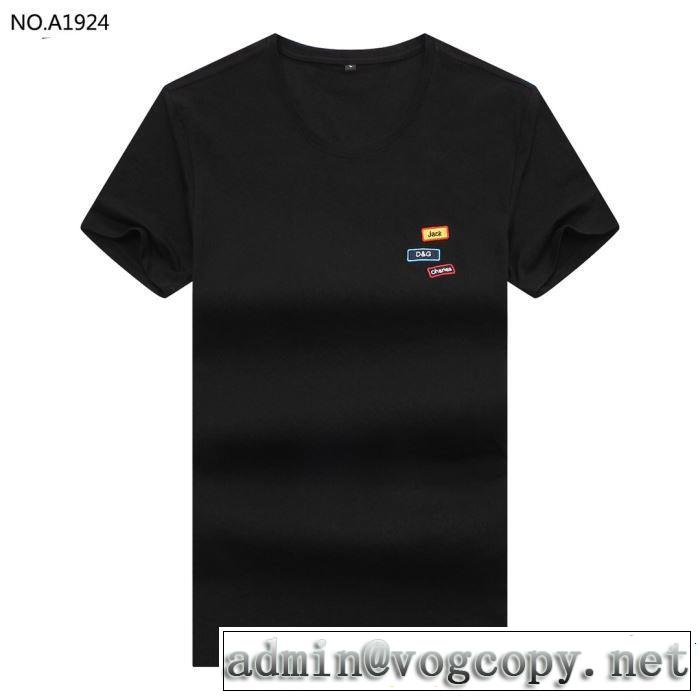 Dolce&Gabbana ドルチェ＆ガッバーナ 半袖Tシャツ 4色可選 2019春夏のトレンド新商品 着るだけで上品なスタイル