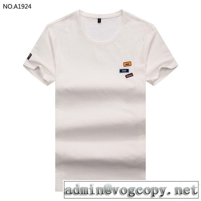 Dolce&Gabbana ドルチェ＆ガッバーナ 半袖Tシャツ 4色可選 2019春夏のトレンド新商品 着るだけで上品なスタイル