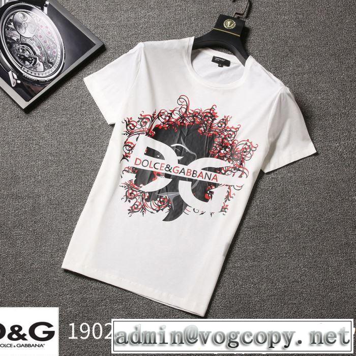 夏気分UP最新コレクション 《2019年》今、注目のストリート Dolce&Gabbana ドルチェ＆ガッバーナ 半袖Tシャツ 3色可選