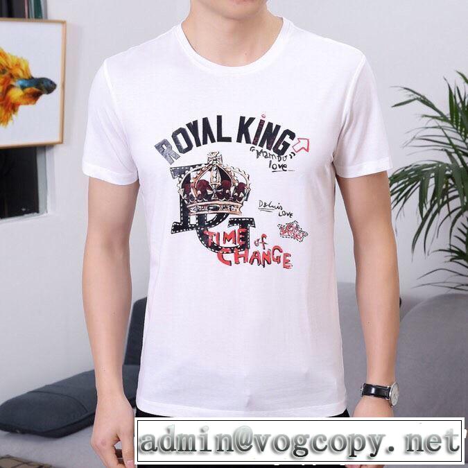 ブランドの話題の新作も！Dolce&Gabbana ドルチェ＆ガッバーナ 半袖Tシャツ 3色可選 オシャレ印象で人気の高い