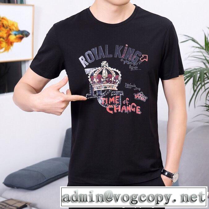 ブランドの話題の新作も！Dolce&Gabbana ドルチェ＆ガッバーナ 半袖Tシャツ 3色可選 オシャレ印象で人気の高い