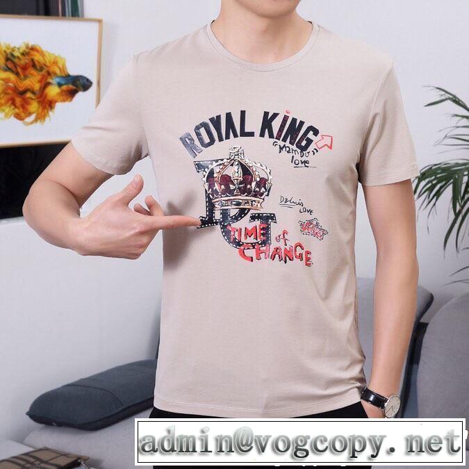 ブランドの話題の新作も！Dolce&Gabbana ドルチェ＆ガッバーナ 半袖Tシャツ 3色可選 オシャレ印象で人気の高い