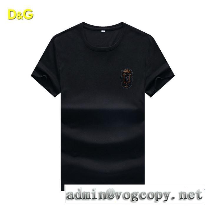 半袖Tシャツ 2色可選 絶妙にオシャレ人気アイテム 2019年春夏シーズンの人気 Dolce&Gabbana ドルチェ＆ガッバーナ