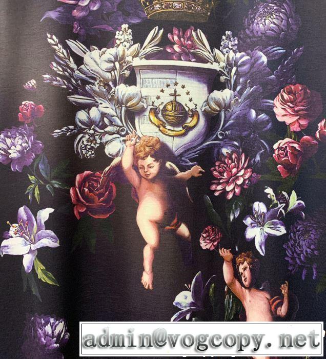 着るだけで上品なスタイル Dolce&Gabbana ドルチェ＆ガッバーナ 半袖Tシャツ 2色可選 2019春夏トレンドアイテム