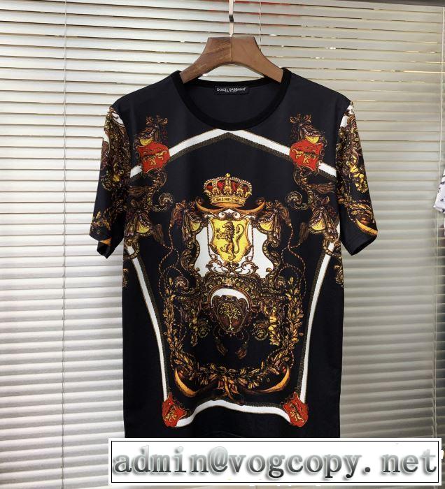 Dolce&Gabbana ドルチェ＆ガッバーナ 半袖Tシャツ 2019春夏も引き続き人気セール まずは定番！人気アイテム