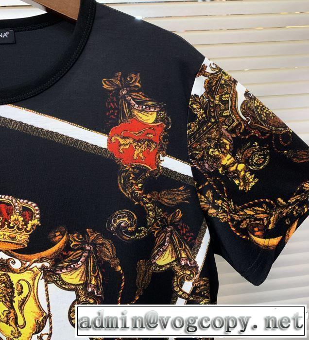 Dolce&Gabbana ドルチェ＆ガッバーナ 半袖Tシャツ 2019春夏も引き続き人気セール まずは定番！人気アイテム
