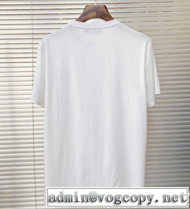 大人のこなれた着こなし Dolce&Gabbana ドルチェ＆ガッバーナ半袖Tシャツ 2色可選 【2019春夏】最新コレクション