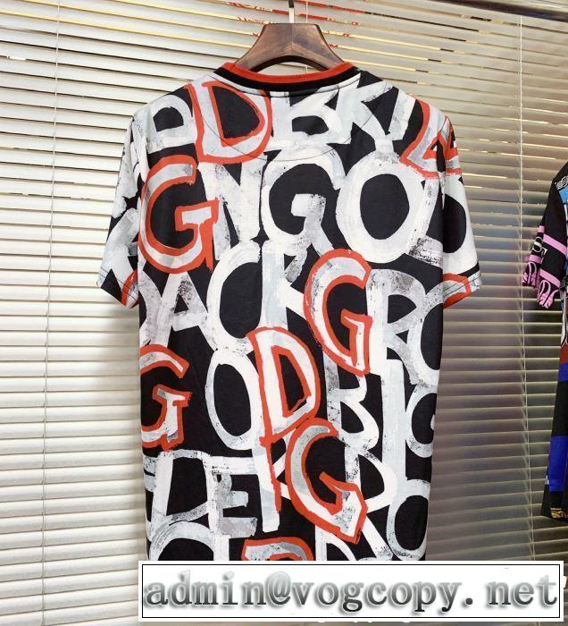 春夏らしい爽やかさ Dolce&Gabbana ドルチェ＆ガッバーナ 半袖Tシャツ 2色可選 【2019年】夏のファッション