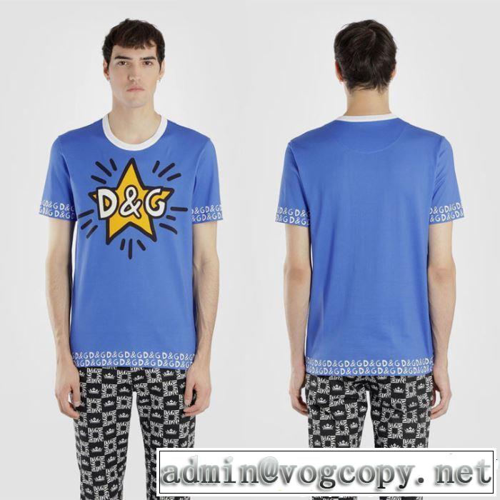 Dolce&Gabbana ドルチェ＆ガッバーナ 半袖Tシャツ 大人カジュアル夏ファッション2019 毎年トレンドアイテムが出る