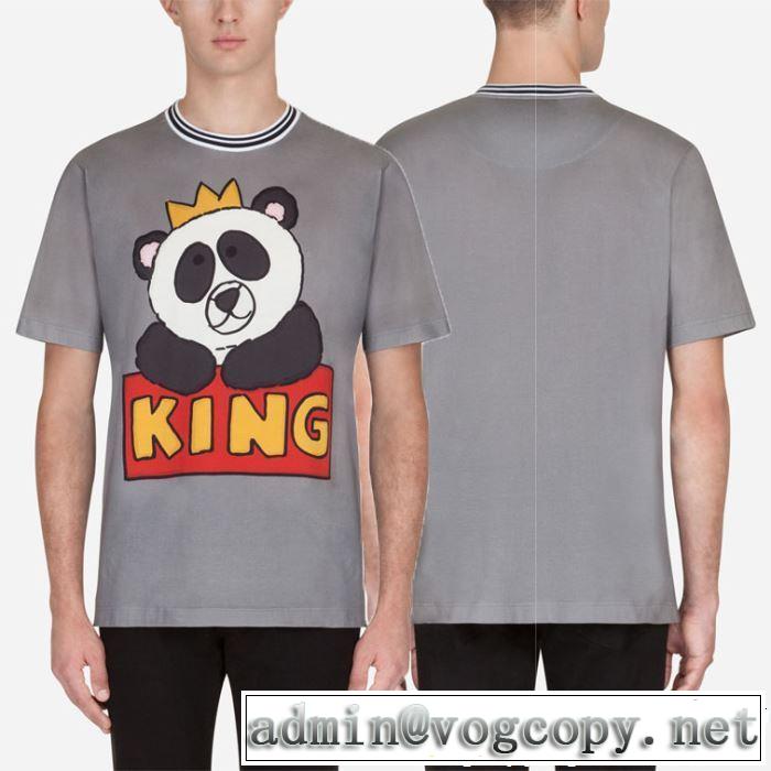 夏気分UP最新コレクション Dolce&Gabbana ドルチェ＆ガッバーナ 半袖Tシャツ 2019年春夏のトレンドアイテム