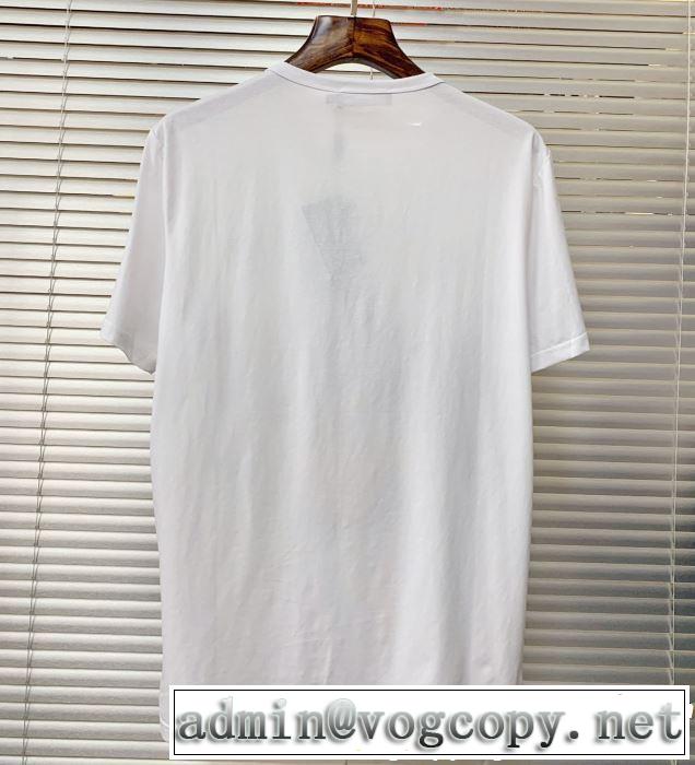 半袖Tシャツ 2色可選 爽やかすぎない大人の印象に 2019年春夏流行ファッション  Dolce&Gabbana ドルチェ＆ガッバーナ