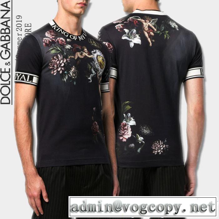 Dolce&Gabbana ドルチェ＆ガッバーナ 半袖Tシャツ 夏に良く似合うちょっと新品 2019年春夏シーズンの人気