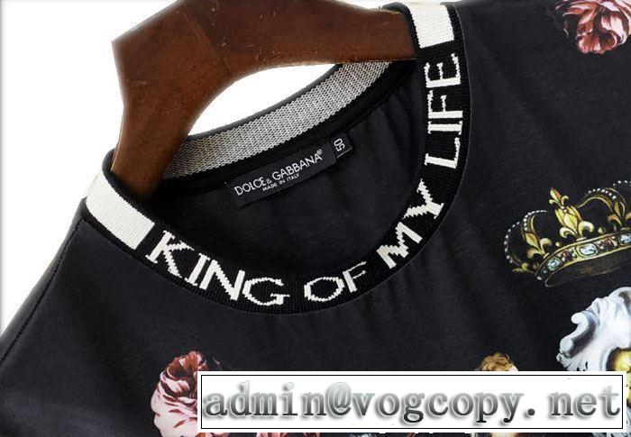 Dolce&Gabbana ドルチェ＆ガッバーナ 半袖Tシャツ 夏に良く似合うちょっと新品 2019年春夏シーズンの人気
