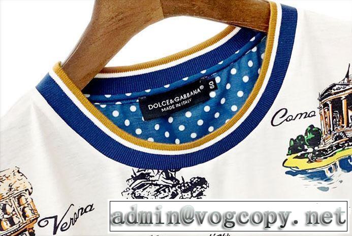 【2019年】夏のファッション Dolce&Gabbana ドルチェ＆ガッバーナ 半袖Tシャツ 一押し注目ブランドファション