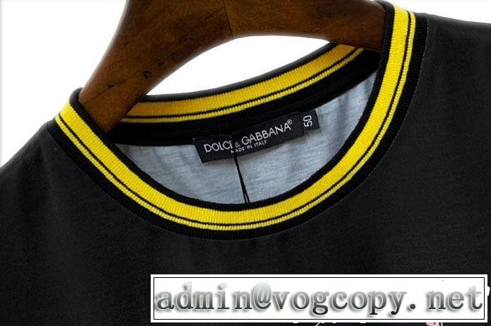 Dolce&Gabbana ドルチェ＆ガッバーナ 半袖Tシャツ 2色可選 今期のトレンド定番アイテム 2019春夏のトレンド新商品