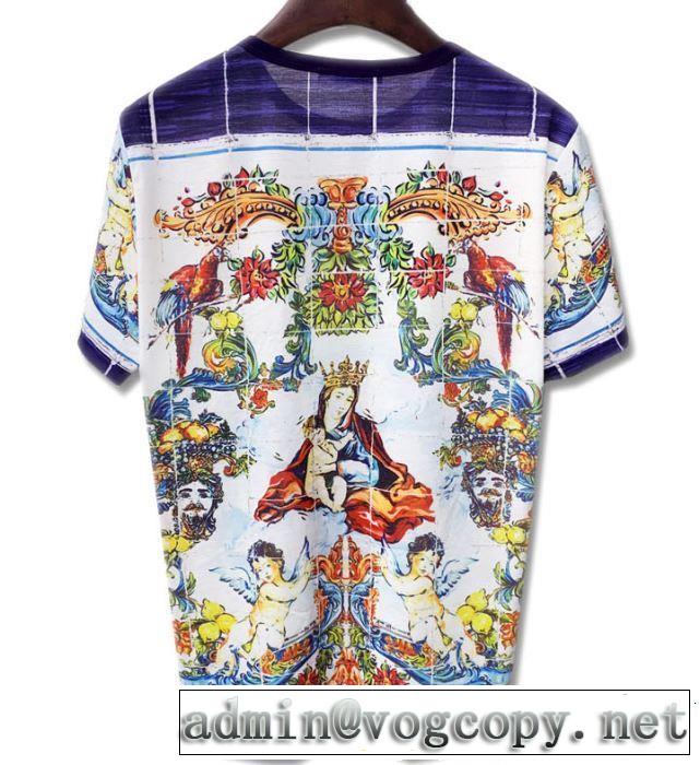 Dolce&Gabbana ドルチェ＆ガッバーナ 半袖Tシャツ 今季のトレンド人気新作 2019春夏も引き続きトレンド