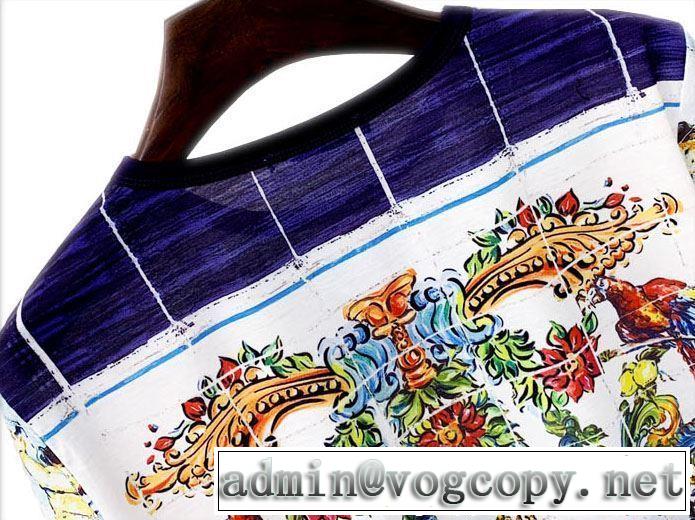 Dolce&Gabbana ドルチェ＆ガッバーナ 半袖Tシャツ 今季のトレンド人気新作 2019春夏も引き続きトレンド