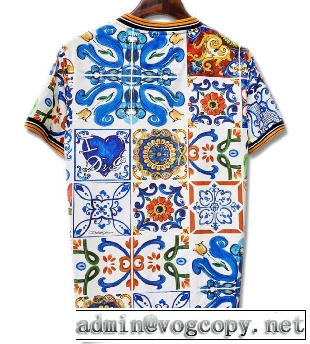 Dolce&Gabbana ドルチェ＆ガッバーナ 半袖Tシャツ 2019春夏トレンドアイテム 大人っぽいファション感